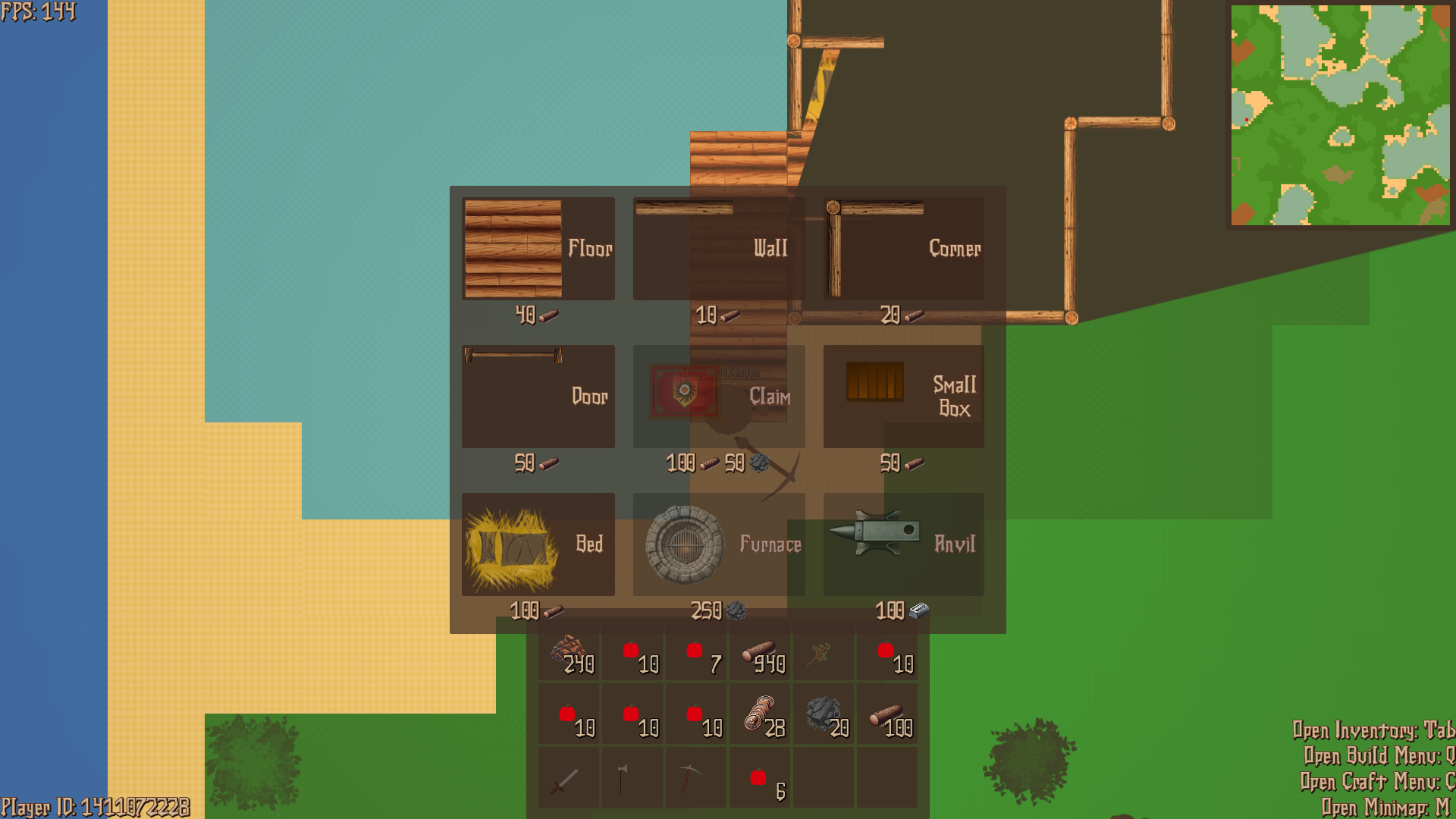 Multiplayer Survival Game - Night Scene